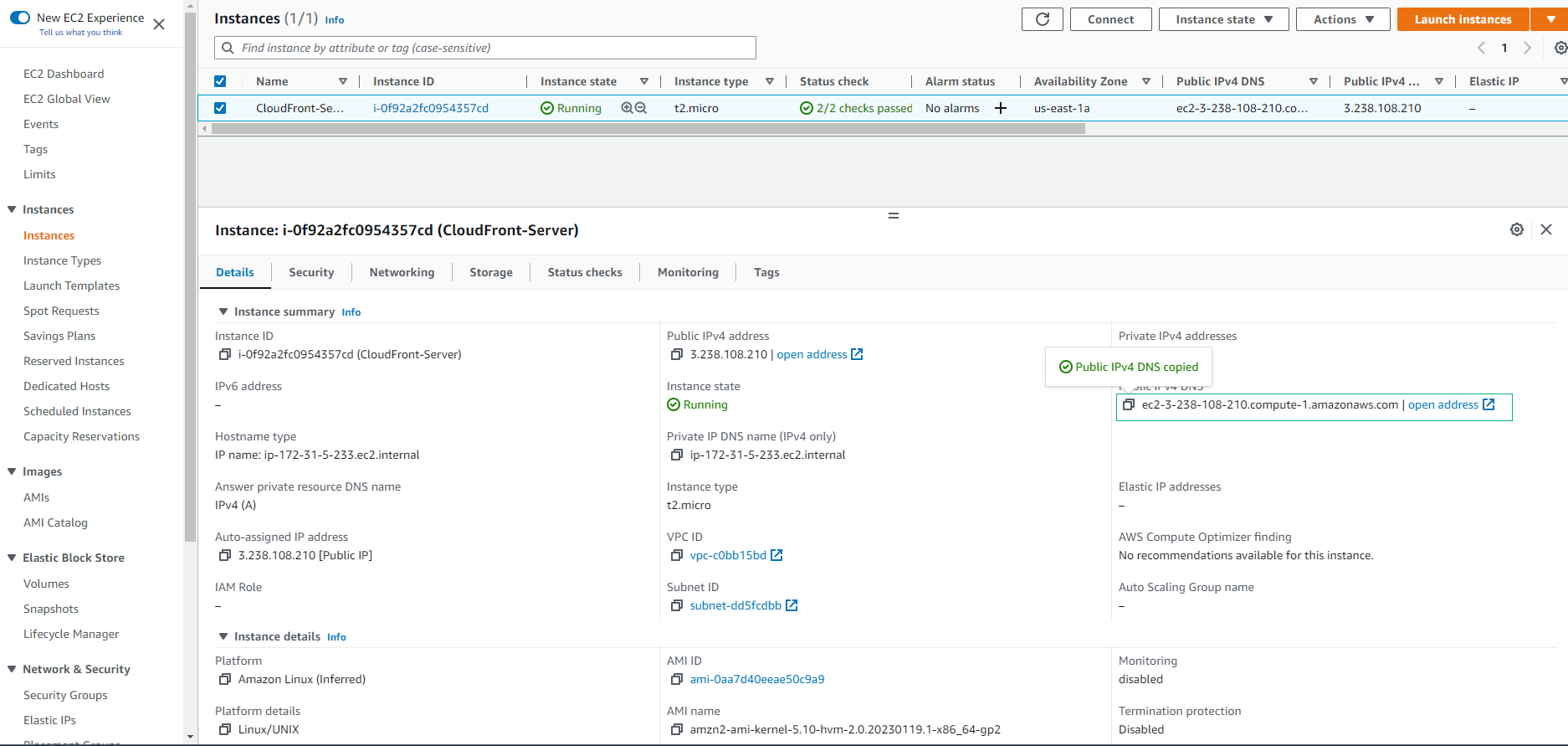 Create EC2