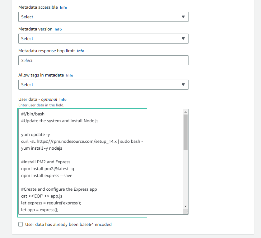 Create EC2
